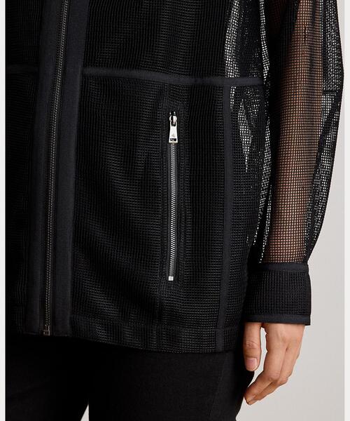 LAUREN RALPH LAUREN(ローレン ラルフ ローレン)の「メッシュ フィールド ジャケット(その他アウター・レディース・ブラック系1・S/M/XS)」の6枚目の写真