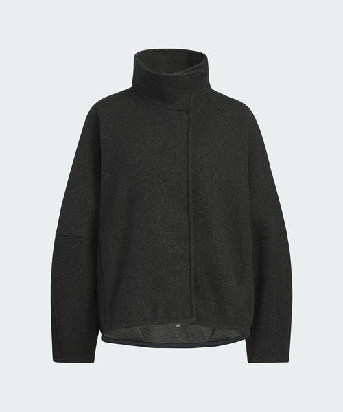 adidas（アディダス）の「ラックスフロー オールデイズ ルーズフィット ウール風のウーブンジャケット / アディダス adidas（ブルゾン・レディース・グレー・XX-LARGE/LARGE/MEDIUM/SMALL/X-LARGE/X-SMALL）」の6枚目の写真