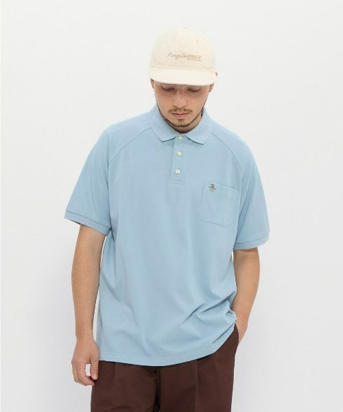 penguin BY MUNSINGWEAR（ペンギン バイ マンシングウェア）の「penguin BY MUNSINGWEAR/ペンギン バイ マンシングウェア 1960's ラグランスリーブ ポロシャツ　ゴルフウェア（ポロシャツ・メンズ・ブラック/ホワイト/グリーン/サックスブルー・XL/L/M）」の17枚目の写真