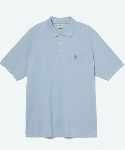 penguin BY MUNSINGWEAR（ペンギン バイ マンシングウェア）の「penguin BY MUNSINGWEAR/ペンギン バイ マンシングウェア 1960's ラグランスリーブ ポロシャツ　ゴルフウェア（ポロシャツ・メンズ・ブラック/ホワイト/グリーン/サックスブルー・XL/L/M）」の9枚目の写真