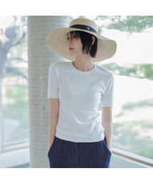 エディン 5部 モーダル Tシャツ(ホワイト)