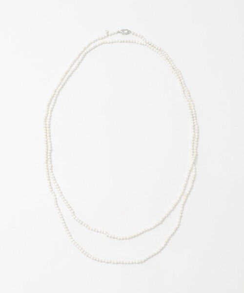 LOEFF(ロエフ)の「【別注】<Haute Joaillerie AKIO MORI>ホワイトオニキス ロングネックレス 4×160(ネックレス・レディース・ホワイト・FREE)」の4枚目の写真