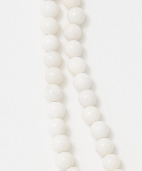LOEFF(ロエフ)の「【別注】<Haute Joaillerie AKIO MORI>ホワイトオニキス ロングネックレス 4×160(ネックレス・レディース・ホワイト・FREE)」の6枚目の写真