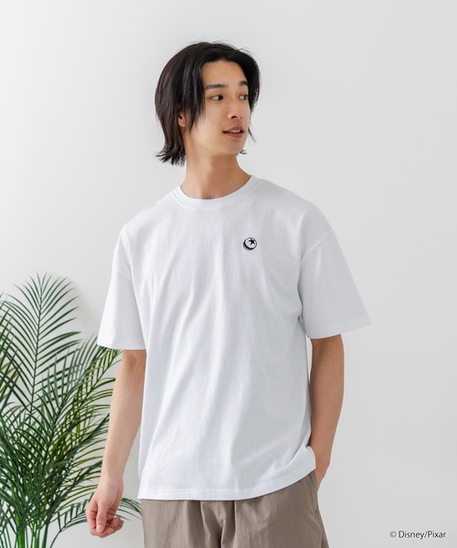 Disney(ディズニー)の「【TOY STORY/トイ・ストーリー】【限定オリジナルデザイン】半袖Tシャツ 綿100% ドロップショルダー ワンポイント バックプリント ディズニー ピクサー キャラクター クルーネック Disney ユニセックス(Tシャツ/カットソー・メンズ・ホワイト系その他/ホワイト系その他2/ブラック系その他2/ベージュ系その他・SMALL/LARGE)」の11枚目の写真