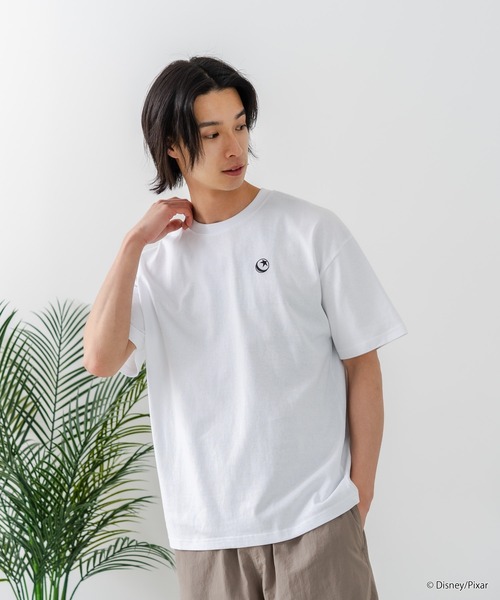 Disney(ディズニー)の「【TOY STORY/トイ・ストーリー】【限定オリジナルデザイン】半袖Tシャツ 綿100% ドロップショルダー ワンポイント バックプリント ディズニー ピクサー キャラクター クルーネック Disney ユニセックス(Tシャツ/カットソー・メンズ・ホワイト系その他/ホワイト系その他2/ブラック系その他2/ベージュ系その他・SMALL/LARGE)」の12枚目の写真