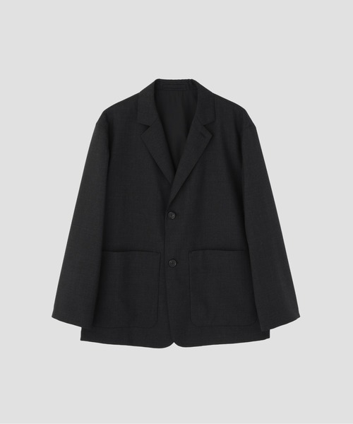 MARGARET HOWELL(マーガレットハウエル)の「MUTED WOOL CHECK(テーラードジャケット・メンズ・チャコール・LARGE/MEDIUM/SMALL)」の8枚目の写真