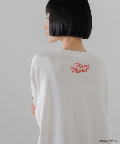 LOWRYS FARM(ローリーズファーム)の「TOY STORY(トイ・ストーリー)/プリントTシャツ 839513(Tシャツ/カットソー・レディース・グレー/ライトブルー/アイボリー/オフホワイト・FREE)」の14枚目の写真