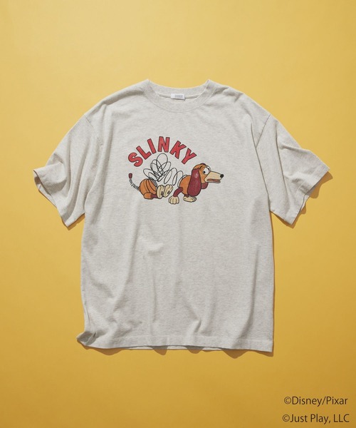 LOWRYS FARM(ローリーズファーム)の「TOY STORY(トイ・ストーリー)/プリントTシャツ 839513(Tシャツ/カットソー・レディース・グレー/ライトブルー/アイボリー/オフホワイト・FREE)」の7枚目の写真