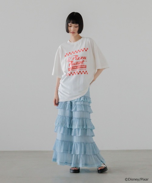 LOWRYS FARM(ローリーズファーム)の「TOY STORY(トイ・ストーリー)/プリントTシャツ 839513(Tシャツ/カットソー・レディース・グレー/ライトブルー/アイボリー/オフホワイト・FREE)」の10枚目の写真