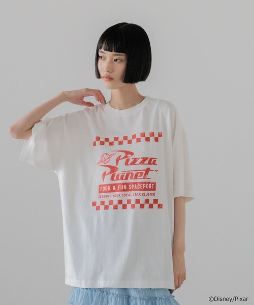 LOWRYS FARM(ローリーズファーム)の「TOY STORY(トイ・ストーリー)/プリントTシャツ 839513(Tシャツ/カットソー・レディース・グレー/ライトブルー/アイボリー/オフホワイト・FREE)」の11枚目の写真