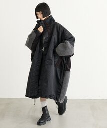 etsinta（エシンタ）の「【etsinta】リメイク中綿モンスターパーカー（モッズコート）」