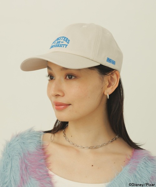 BAYFLOW(ベイフロー)の「モンスターズ・ユニバーシティ/ロゴシシュウキャップ(キャップ・レディース・ブラック/ホワイト・FREE)」の2枚目の写真