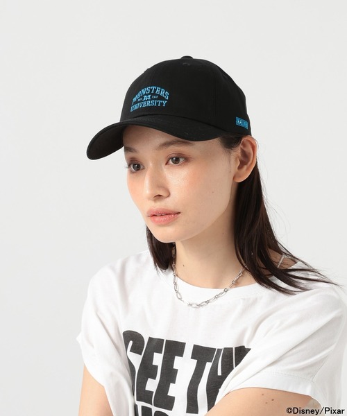 BAYFLOW(ベイフロー)の「モンスターズ・ユニバーシティ/ロゴシシュウキャップ(キャップ・レディース・ブラック/ホワイト・FREE)」の4枚目の写真
