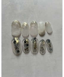 tone（トーン）の「【Kel_y】氷晶(MA)（ネイルシール/ネイルチップ）」