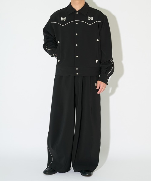 Needles(ニードルス)の「【Needles】別注 Piping Cowboy H.D. Pant-Poly Double Cloth(その他パンツ・メンズ・ブラック/ブラウン・XS/S/M/L)」の7枚目の写真