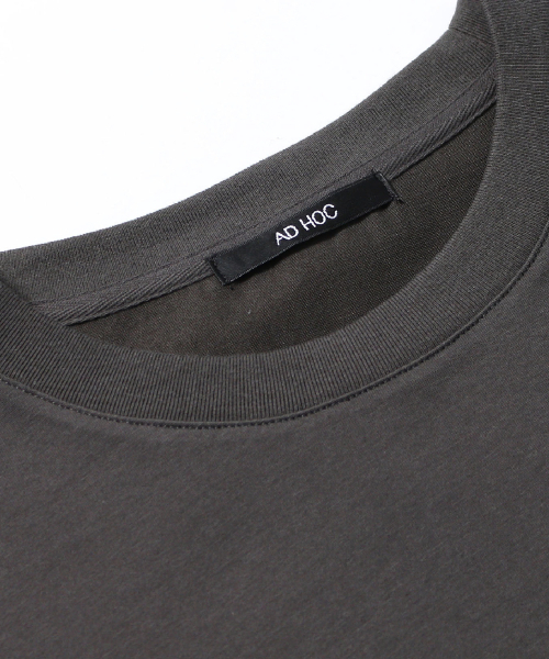 ADHOC(アドホック)の「男性アーチ型レタリングアートワークTシャツ (DK-GREY) (HC6ST44)(Tシャツ/カットソー・メンズ・その他・100/105)」の3枚目の写真
