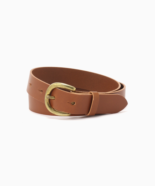 JOURNAL STANDARD（ジャーナルスタンダード）の「バックル レザー ベルト（ベルト・メンズ・キャメル/ブラック×ブラック/ブラック/タン/ブラックミックス/ブラック系その他・34/32）」の5枚目の写真