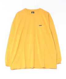 【brknhome/ブロークンホーム】【無駄を省いたミニマルなデザイン】ビッグシルエットポケット付きロンT ネームロゴ シンプル レイヤード ユニセックス