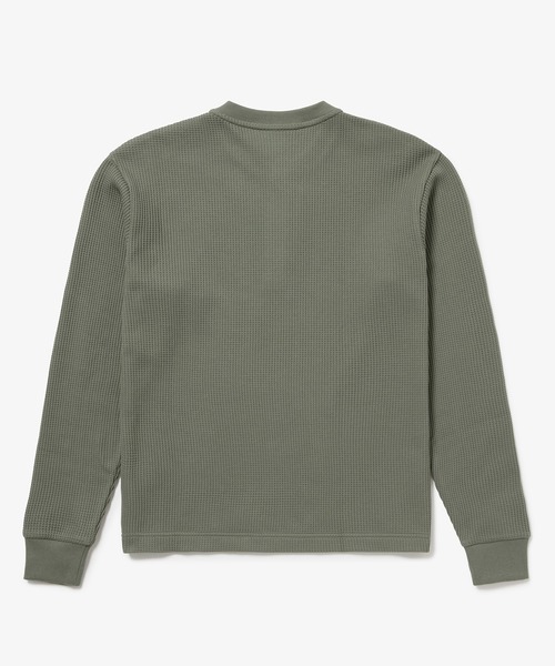 LACOSTE(ラコステ)の「【オンライン限定】LACOSTE オーバーサイズ ワンポイント刺繍ロゴ ヘンリーネック長袖Tシャツ / ワッフルカットソー(Tシャツ/カットソー・メンズ・グレー/ネイビー/カーキ・5/4/6/2/3)」の15枚目の写真