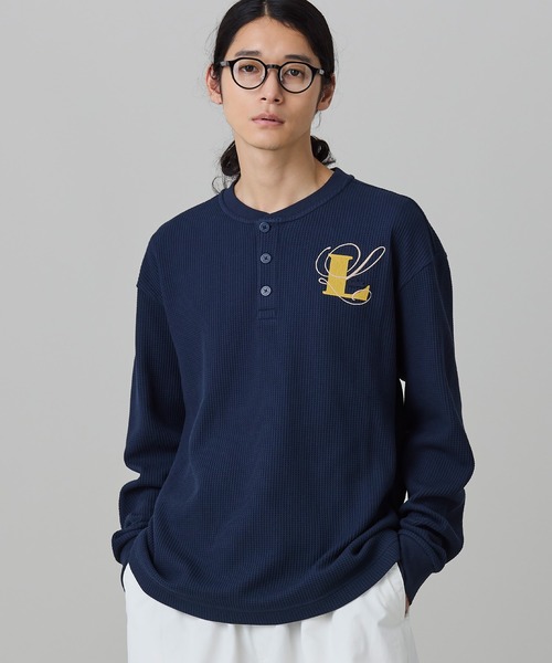 LACOSTE(ラコステ)の「【オンライン限定】LACOSTE オーバーサイズ ワンポイント刺繍ロゴ ヘンリーネック長袖Tシャツ / ワッフルカットソー(Tシャツ/カットソー・メンズ・グレー/ネイビー/カーキ・5/4/6/2/3)」の22枚目の写真