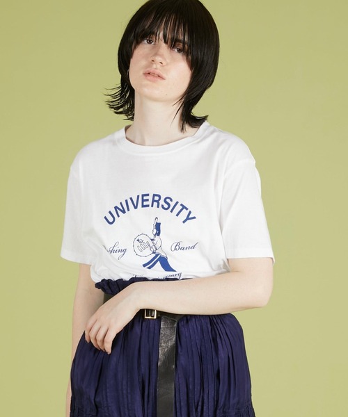 crinkle crinkle crinkle(クリンクルクリンクルクリンクル)の「2パックTシャツ / プリントTシャツ / 【crinkle crinkle crinkle】 2 pack T shirts(Tシャツ/カットソー・レディース・ホワイト・FREE)」の3枚目の写真
