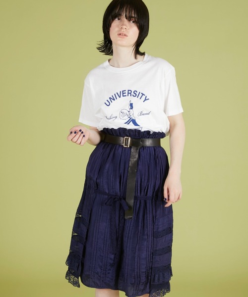 crinkle crinkle crinkle(クリンクルクリンクルクリンクル)の「2パックTシャツ / プリントTシャツ / 【crinkle crinkle crinkle】 2 pack T shirts(Tシャツ/カットソー・レディース・ホワイト・FREE)」の4枚目の写真