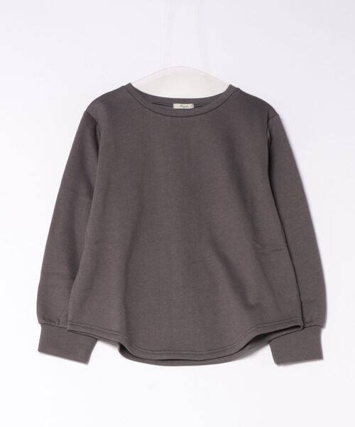 BELLUNA PLUS(ベルーナ)の「ティペット付!あったか裏起毛プルオーバー(Tシャツ/カットソー・レディース・チャコール/アイボリー系/ネイビー系・X-LARGE/MEDIUM/LARGE)」の6枚目の写真