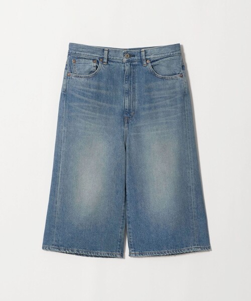 6(ロク)の「<timemachine>WIDE SHORT DENIM/パンツ(デニムパンツ・レディース・ライトブルー・27/24/25/26/28)」の5枚目の写真