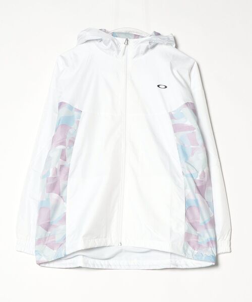 OAKLEY（オークリー）の「オークリー OAKLEY RADIANT SUPPLE JKT 12.0（ナイロンジャケット・レディース・ホワイト/ピンク/ブラック・L/M）」の2枚目の写真