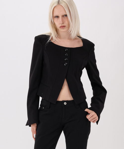 NOCTAVE(ノクターヴ)の「クロップドジャケット(テーラードジャケット・レディース・その他・SMALL/MEDIUM)」の1枚目の写真