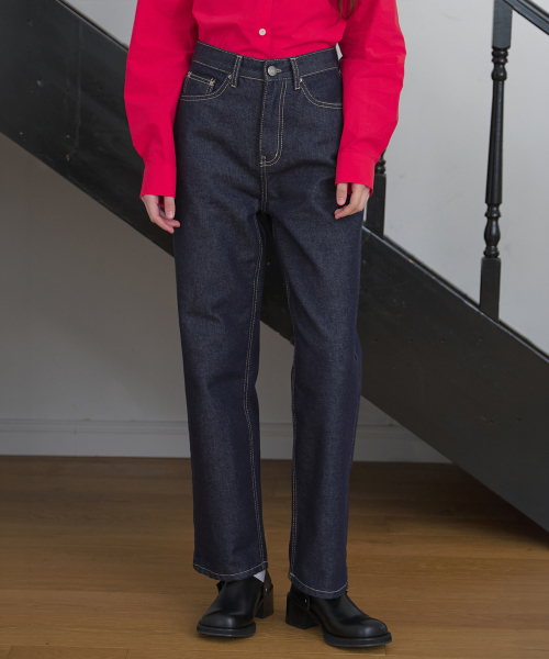 TINKNIT(ティンニット)の「ノンフェード ストレート デニムパンツ(デニムパンツ・レディース・その他・SMALL/MEDIUM)」の2枚目の写真