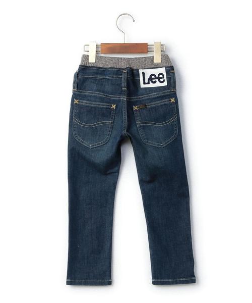 Lee（リー）の「【KIDS】LEE(リー)リブ ストレート パンツ◆（デニムパンツ・キッズ・コバルトブルー・100cm/110cm/95cm/120cm）」の2枚目の写真
