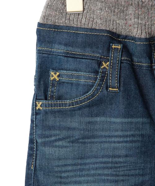 Lee（リー）の「【KIDS】LEE(リー)リブ ストレート パンツ◆（デニムパンツ・キッズ・コバルトブルー・100cm/110cm/95cm/120cm）」の4枚目の写真