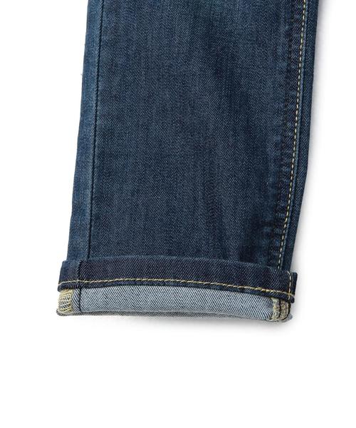 Lee（リー）の「【KIDS】LEE(リー)リブ ストレート パンツ◆（デニムパンツ・キッズ・コバルトブルー・100cm/110cm/95cm/120cm）」の6枚目の写真