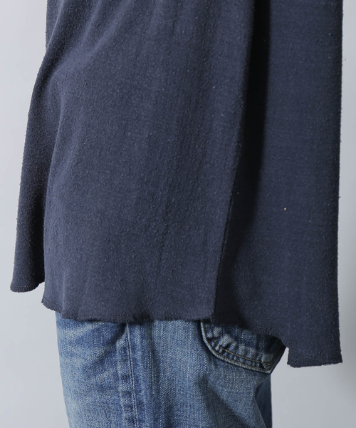 AMERICAN RAG CIE(アメリカンラグシー)の「AMERICAN RAG CIE シルク100%ラグランTシャツ「CALIF. RIVERSIDE,」【WEB限定】(Tシャツ/カットソー・メンズ・オフホワイト/ブラック系その他/ネイビー・2/3/1)」の8枚目の写真