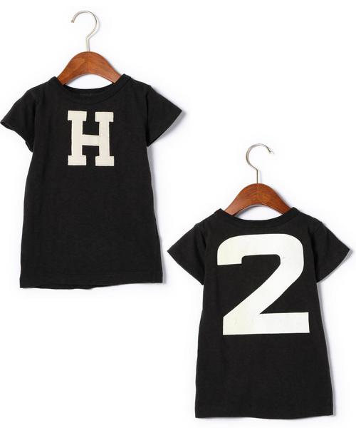 green label relaxing（グリーンレーベルリラクシング）の「◆◆◆WEB限定【DENIM DUNGAREE(デニムアンドダンガリー)】テンジクサーフコンテストTシャツ（Tシャツ/カットソー・キッズ・ホワイト/ブラック/ブラウン/イエロー/ダークグリーン/ネイビー・120cm/100cm/110cm）」の3枚目の写真