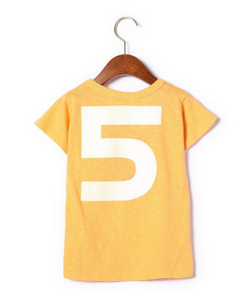 green label relaxing（グリーンレーベルリラクシング）の「◆◆◆WEB限定【DENIM DUNGAREE(デニムアンドダンガリー)】テンジクサーフコンテストTシャツ（Tシャツ/カットソー・キッズ・ホワイト/ブラック/ブラウン/イエロー/ダークグリーン/ネイビー・120cm/100cm/110cm）」の7枚目の写真