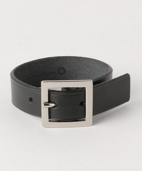 on the sunny side of the street(オンザサニーサイドオブザストリート)の「<on the sunny side of the street> 20mm LTR BRACELET/ブレスレット◆(ブレスレット・メンズ・ブラック・FREE)」の1枚目の写真