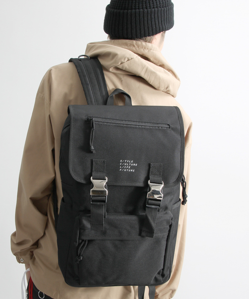 WEGO(ウィゴー)の「WEGO/フラップメタルバックパック(バックパック/リュック・メンズ・ネイビー/ブラック/グレー・FREE)」の16枚目の写真