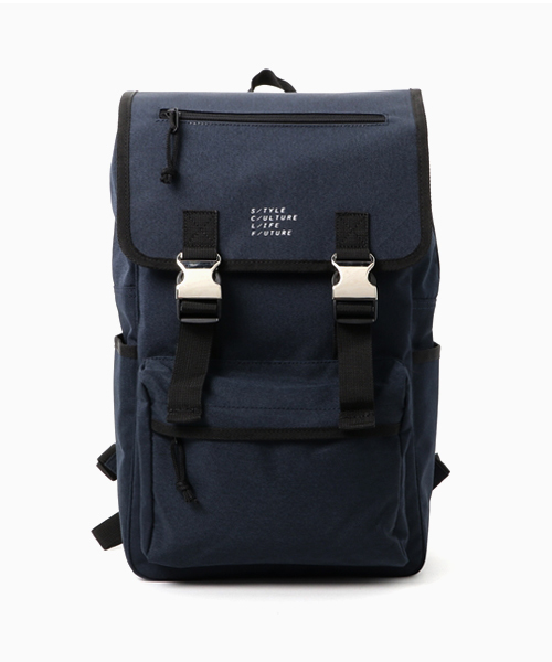 WEGO(ウィゴー)の「WEGO/フラップメタルバックパック(バックパック/リュック・メンズ・ネイビー/ブラック/グレー・FREE)」の15枚目の写真