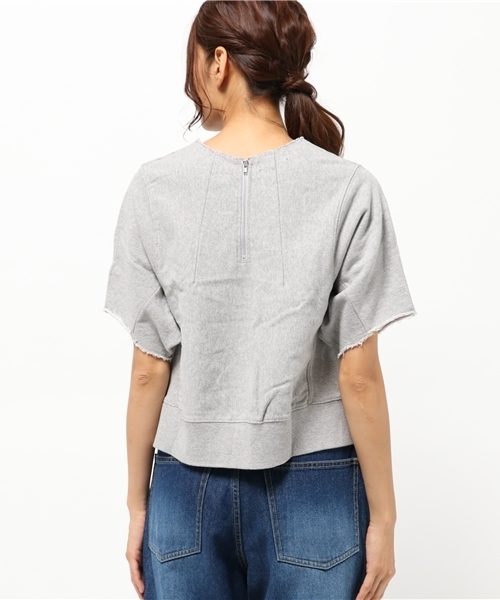 RODEO CROWNS WIDE BOWL（ロデオクラウンズワイドボウル）の「ブルドック リメイク スウェット（Tシャツ/カットソー・レディース・ベージュ/ネイビー/ボルドー/トップグレー・MEDIUM/SMALL）」の7枚目の写真