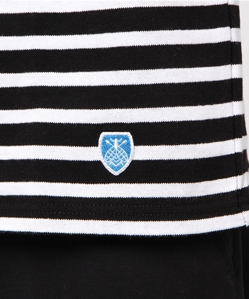 ORCIVAL(オーシバル)の「ORCIVAL ♯B211 バスクシャツ (Tシャツ/カットソー・メンズ・ホワイト系その他/ネイビー/ブラック/レッド/ブラウン/グリーン/グレー・3/5/4)」の15枚目の写真