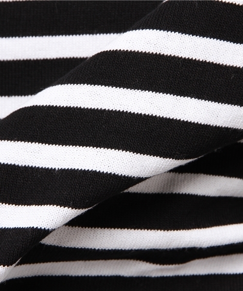 ORCIVAL(オーシバル)の「ORCIVAL ♯B211 バスクシャツ (Tシャツ/カットソー・メンズ・ホワイト系その他/ネイビー/ブラック/レッド/ブラウン/グリーン/グレー・3/5/4)」の12枚目の写真