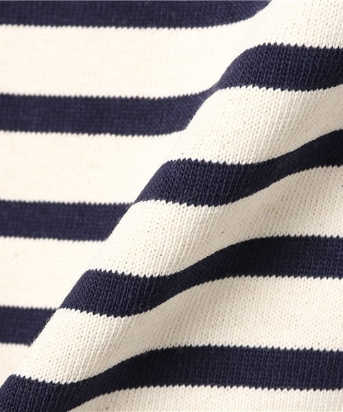 ORCIVAL(オーシバル)の「ORCIVAL ♯B211 バスクシャツ (Tシャツ/カットソー・メンズ・ホワイト系その他/ネイビー/ブラック/レッド/ブラウン/グリーン/グレー・3/5/4)」の13枚目の写真