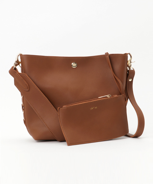 salle de bal（サルデバル）の「レースアップ2WAYバック（ショルダーバッグ・レディース・ブラック/ライトグレー/ブラウン/ダークブラウン・FREE）」の4枚目の写真