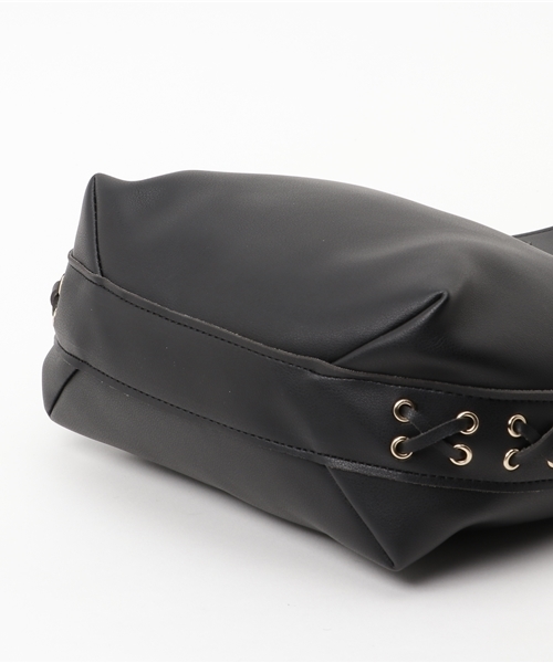 salle de bal（サルデバル）の「レースアップ2WAYバック（ショルダーバッグ・レディース・ブラック/ライトグレー/ブラウン/ダークブラウン・FREE）」の8枚目の写真