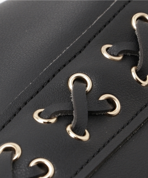 salle de bal（サルデバル）の「レースアップ2WAYバック（ショルダーバッグ・レディース・ブラック/ライトグレー/ブラウン/ダークブラウン・FREE）」の10枚目の写真