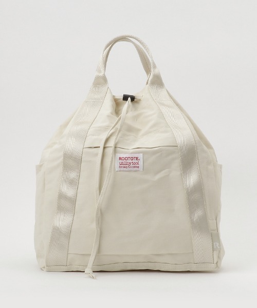 ROOTOTE(ルートート)の「ルートート/RT.セオルー.SC.トール-A(バックパック/リュック)」|ホワイト