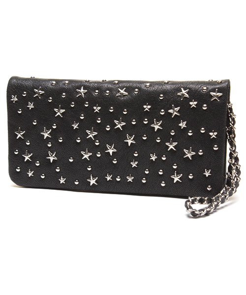 Jewel Changes(ジュエルチェンジズ)の「yudleg JWL SP スター 長財布 / スタッズ 星(財布・レディース・ゴールド/ブラック/レッド・フリー)」の2枚目の写真