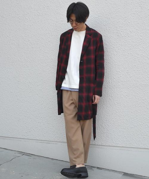 SHIPS JET BLUE（シップスジェットブルー）の「《2017SS先行予約》 SHIPS JET BLUE: 【2枚セット】レイヤード 7スリーブTee■（Tシャツ/カットソー・メンズ・ブラック/ワイン/ホワイト・LARGE/SMALL/MEDIUM）」の5枚目の写真